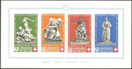 SCHWEIZ BUNDESPOST Bl. 5 , 1940, Block Pro Patria, Falzreste, Pracht - Sonstige & Ohne Zuordnung