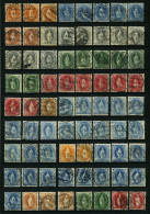 LOTS O, FDC, 1905-07, Stehende Helvetia, Wz. 1, Meist Gestempelte Partie Von 77 Werten, Dabei Mi.Nr. 80C, 94C Gestempelt - Lotti/Collezioni