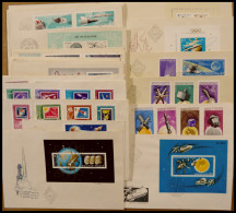 SAMMLUNGEN, LOTS B BRIEF, 1962-65, 29 Verschiedene FDC Mit Nur Ungezähnten Ausgaben, Alle Mit Motiv Raumfahrt Und Weltal - Collections