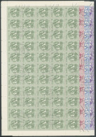 CUBA 2810-13 O, 1983, Blüten Im Bogensatz (100) Mit Zentrischen Stempeln, 1x Gefaltet, Pracht, Mi. 320.- - Usados