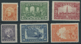 KANADA 118-23 , 1927, Gründung Des Dominion Of Canada, Postfrischer Prachtsatz - Ungebraucht