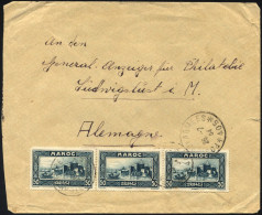 MAROKKO 104 BRIEF, 1934, 50 C. Bauten Mit K1 POSTE AUX ARMÉES/405 Auf Feldpostbrief Eines Deutschen Fremdenlegionärs Aus - Storia Postale