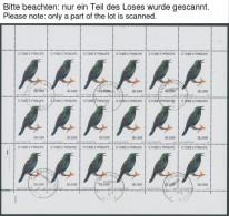 SAO TOME UND PRINCIPE 1330-33KB O, 1992, Fauna Und Flora Im Kleinbogensatz (18), Marken Pracht, Mi. 720.- - Sao Tomé E Principe