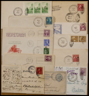 SAMMUNGEN, LOTS 1898-1934, Interessante Partie Von 12 Verschiedenen Belegen German Seapost, Einige Bessere Dabei, Pracht - Sammlungen