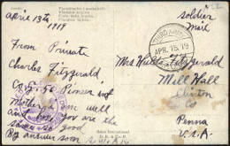 FELDPOST 1919, K2 THIRD ARMY/Datum/A.P.O. 927 Und Zensurstempel A.E.F./A. 3269 (American Expeditionary Force) Auf Feldpo - Cartas & Documentos