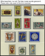 EUROPA UNION , 1976/7, Kunsthandwerk Und Landschaften, 2 Komplette Jahrgänge, Ohne Guernsey Nr. 133/4 Und Isle Of Man Nr - Sammlungen