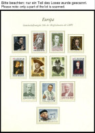 EUROPA UNION , 1980/1, Persönlichkeiten Und Folklore, 2 Komplette Jahrgänge, Pracht, Mi. 187.10 - Collections