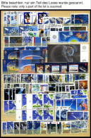 EUROPA UNION O,Brief , 1991, Weltraumfahrt, überkompletter Jahrgang, Dabei Belege Mit Ersttagsstempeln, Markenheftchen U - Sammlungen