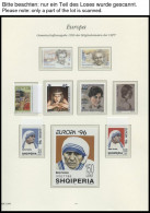 EUROPA UNION , 1996, Berühmte Franzosen, Kompletter Jahrgang, Pracht, Mi. 271.10 - Verzamelingen