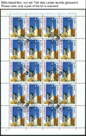 EUROPA UNION KB O, 1991, Weltraumfahrt, 12 Verschiedene Kleinbogensätze, U.a. Mit Irland Und San Marino, Pracht, Mi. 680 - Verzamelingen