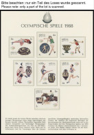 SPORT ,Brief , Olympische Spiele 1988 In 4 Borek Spezialalben Mit Goldmünze China Mint, Peking, Schwerttanz, PP, Kleinbo - Autres & Non Classés