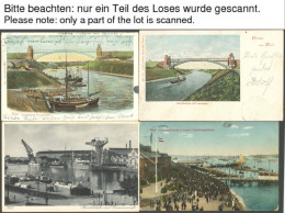 DEUTSCHLAND ETC. KIEL, Ca. 1897-1940, Sammlung Von 80 Verschiedenen Ansichtskarten, Dabei 10 Farbige Lithografien, Inter - Andere & Zonder Classificatie