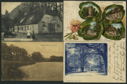 DEUTSCHLAND ETC. Schloss LOUISENLUND An Der Schlei, 6 Verschiedene Ansichtskarten Aus Den Jahren 1899-1932 - Other & Unclassified