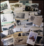 ALTE POSTKARTEN - FRANKRE über 90 Verschiedene Frankierte Ansichtskarten Von Ca. 1902-70 - 5 - 99 Postcards