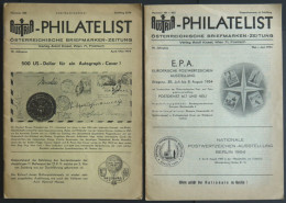 PHIL. LITERATUR Austria-Philatelist, 2 Hefte Nr. 100 Und 101-102, April/Mai Und Mai-Juni 1954, Adolf Kosel Verlag, Mit V - Philately And Postal History