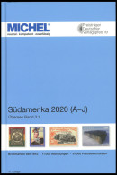 PHIL. KATALOGE Michel: Übersee Band 3.1, Südamerika 2020 (A-J) Alter Verkaufspreis: EUR 89.- - Philatelie Und Postgeschichte