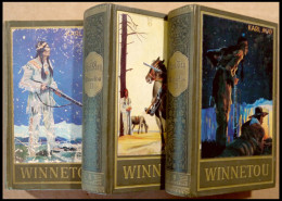 KLASSISCHE LITERATUR Karl May, Winnetou Band 1-3, Reiseerzählung, Band 7 - 9 Der Gesammelten Werke, Bamberg, Karl-May-Bü - Other & Unclassified