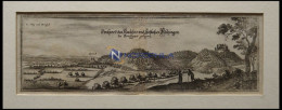 HÖHINGEN/BREISGAU: Das Schloß, Kupferstich Von Merian Um 1645 - Estampes & Gravures