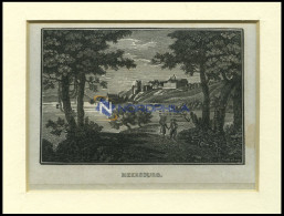 MEERSBURG, Gesamtansicht, Holzstich Von Heunisch Um 1840 - Prints & Engravings