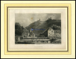 REMIGIUSBERG, Gesamtansicht, Stahlstich Aus Romantische Rheinpfalz Um 1840 - Estampas & Grabados