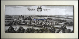 WARBERG/ELM, Gesamtansicht, Kupferstich Von Merian Um 1645 - Estampas & Grabados