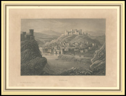 ALTE STADTANSICHTEN - EUR (16x11) , TIFLIS/GEORGIEN, Gesamtansicht, Stahlstich Hildburghausen - Litografia