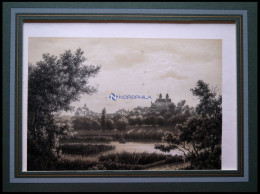 VIBORG, Gesamtansicht, Getönte Lithographie Von Hellesen/Baerentzen 1856 - Litografía