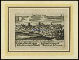 MARCHENA, Gesamtansicht, Kupferstich Von Meisner Um 1678 - Lithografieën