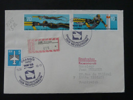 Plongée Diving Lettre Recommandée Registered Cover Einschreiben Gransee DDR Ref 6 - Tauchen