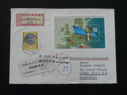 Année Météorologique Internationale Meteorology Year Lettre Recommandée Registered Cover Einschreiben Pirna DDR Ref 57 - Klima & Meteorologie