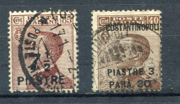 1922  - LEVANTE - LEVANT . 2 Timbres Obl.. ITALIA - Emissioni Generali