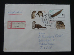 WWF 1987 Lettre Recommandée Registered Cover Einschreiben Brief Schirgiswalde DDR Ref 278 - Lettres & Documents