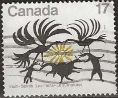 CANADA 1980 Canadian Inuits. Spirits - 17c. - Return Of The Sun (print, Kenojouak) FU - Used Stamps