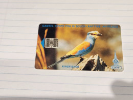 GAMBIA-(GAM-09)-Kingfisher (CN:C4Cxxxxxx)-(8)-(125units)-(C4C148066)-used Card+1card Prepiad Free - Gambie