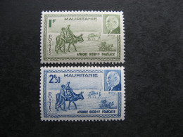 MAURITANIE:  TB Paire N° 123 Et N° 124, Neufs X. - Neufs