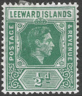 Leeward Islands. 1938-51 KGVI. ½d MH. SG 96 - Leeward  Islands