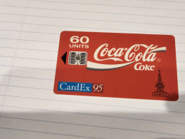 GAMBIA-(GAM-011)-Coca Cola-Cardex 1995-(16)(60units)-(TIRAGE-2.000)-good Card+1card Prepiad Free - Gambia