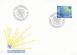 United Nations Geneva - 1994 ITU / UIT Radiocommunications Centenary Illustrated First Day Cover - FDC