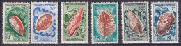 Wallis Et Futuna Serie Complete De 6 Valeurs Coquillages 1962 * - Ungebraucht