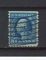 ETATS-UNIS - Y&T N° 203° - Perfin - Perforé - Washington - Perforés