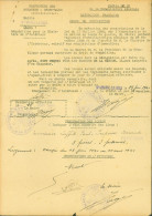 Guerre 40 Ordre Réquisition Immeuble Cachet Mairie Sainte-Marie-la-Mer Pyrénées Orientales Signature Du Maire 1940 - 2. Weltkrieg 1939-1945