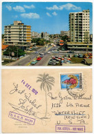 Venezuela 1970 Postcard Maracaibo, Edo Zulia - Avenida 5 De Julio; Scott 971 - 60c. Our Lady Of Belen De San Mateo - Venezuela