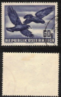 BIRDS ROOKS VÖGEL OISEAUX TOURS AUSTRIA ÖSTERREICH AUTRICHE 1950 MI 955 ANK 967 YT A54 SC C54 Air Mail Flugpost - Usati