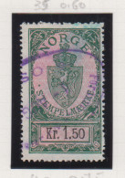 Noorwegen Fiskale Zegel Cat. Barefoot Stempelmaerke(Documentary) 40 - Revenue Stamps