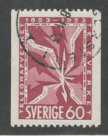 23410) Sweden Coil 1953 - Oblitérés