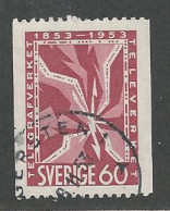 23411) Sweden Coil 1953 - Oblitérés