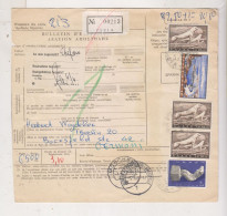 GREECE 1967 VERIA Parcel Card To Germany - Parcel Post