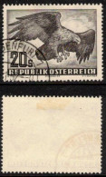 BIRDS EAGLE VÖGEL ADLER OISEAUX AIGLE AUSTRIA ÖSTERREICH AUTRICHE 1952 MI 968 ANK 973 YT PA60 SC C60  Air Mail Flugpost - Usati