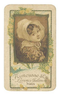 Carte Parfumée Frimousse D'Or Lorenzy-Palanca / Verso Pub Coiffeur Bastide à Mouriès (B.du Rh.) - Vintage (until 1960)