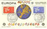 FRANCE  EUROPA CEPT 1961  FDC Card - 1961